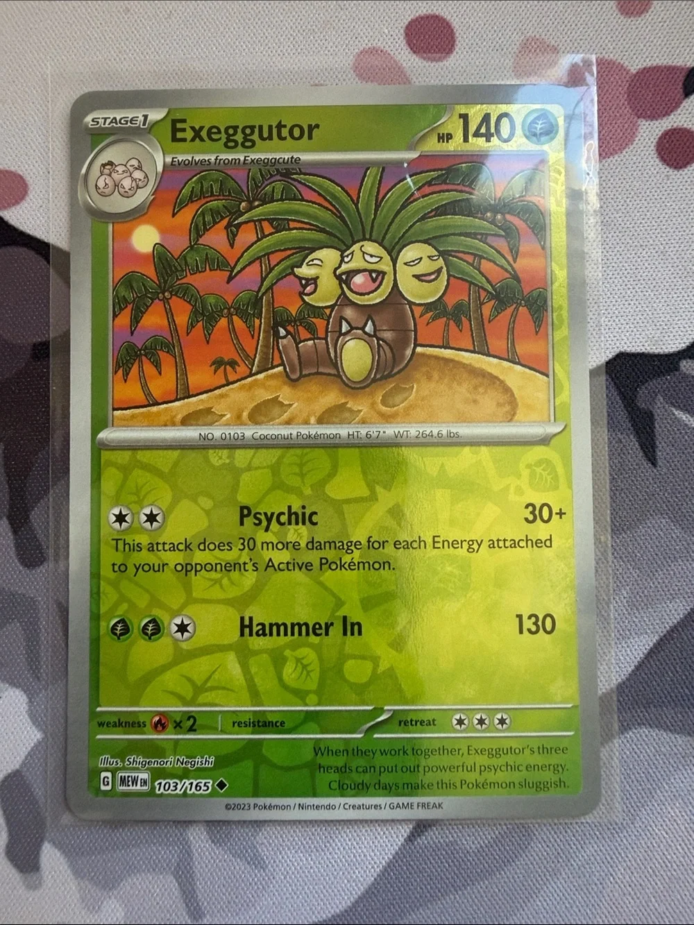 Exeggcute & Exeggutor Pokémon Evolution Lot | 6 Holo Reverse Holo Cards ✨5/$25✨